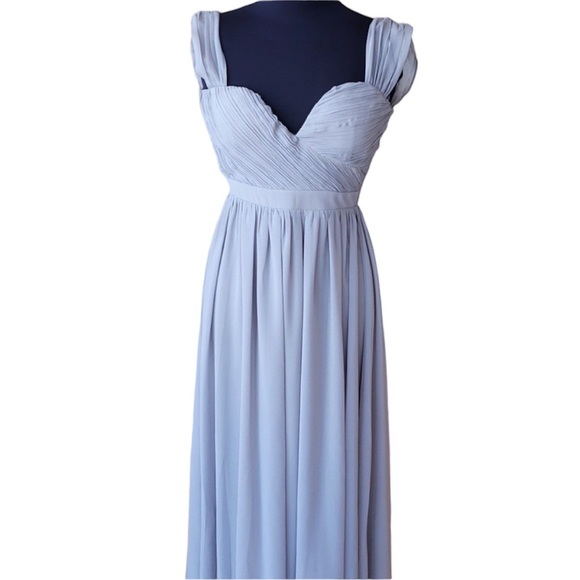 Light Gray Formal Dress - Picture 3 of 4